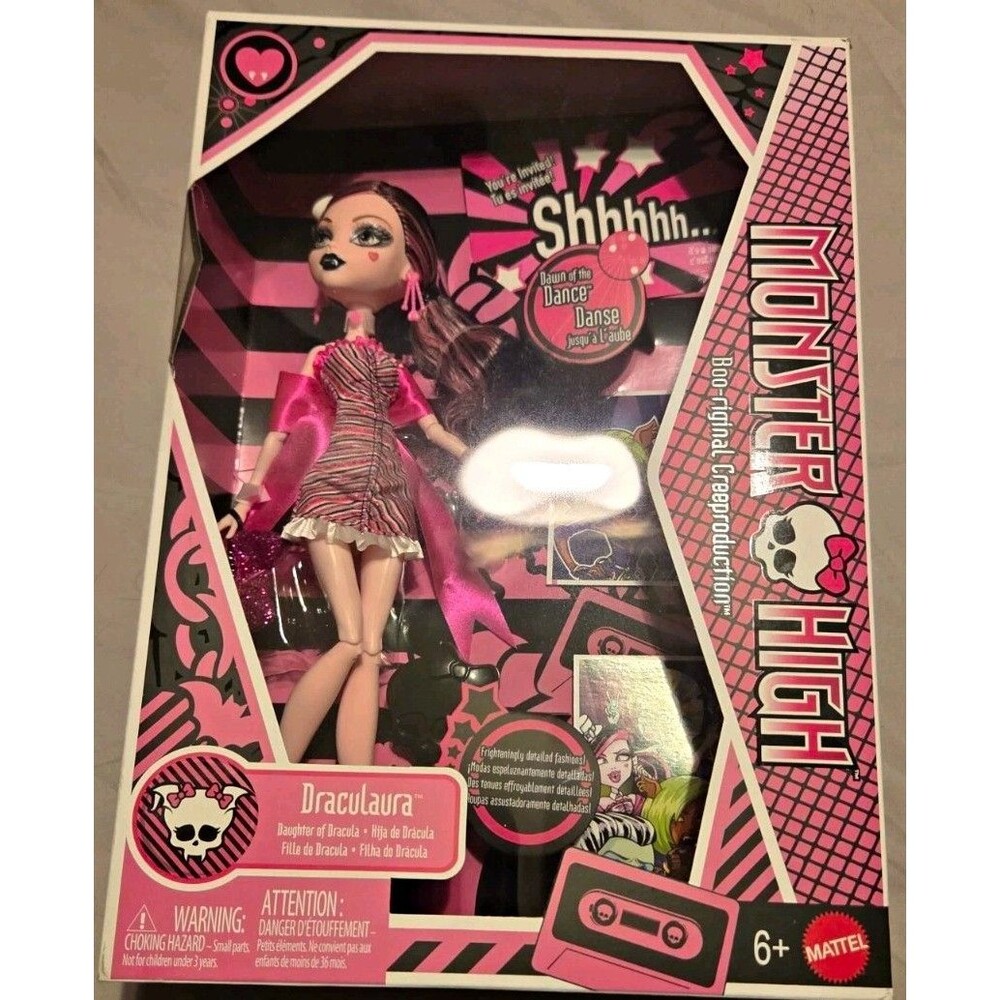 Mattel Monster High Boo-riginal Creeproduction Draculaura Doll 11in NIB